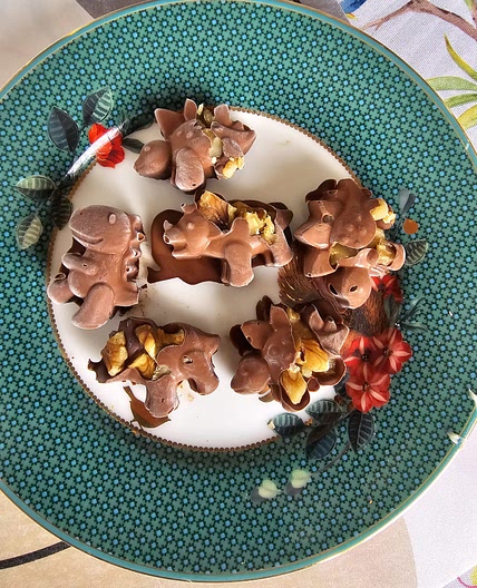 Chocolate dinosaurs