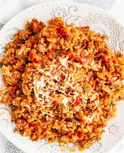 Ground Beef & Spanish Rice Casserole