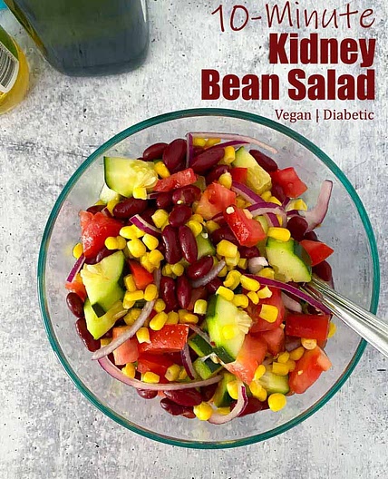 Easy & Healthy Kidney Bean Salad Recipe