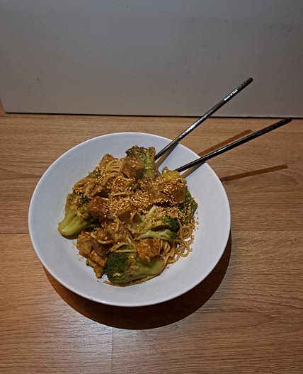 Sesame Tofu and Broccoli