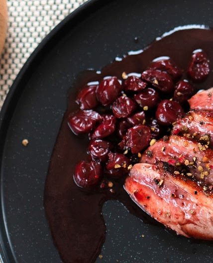 Magret de canard aux cerises et bière kriek : la recette