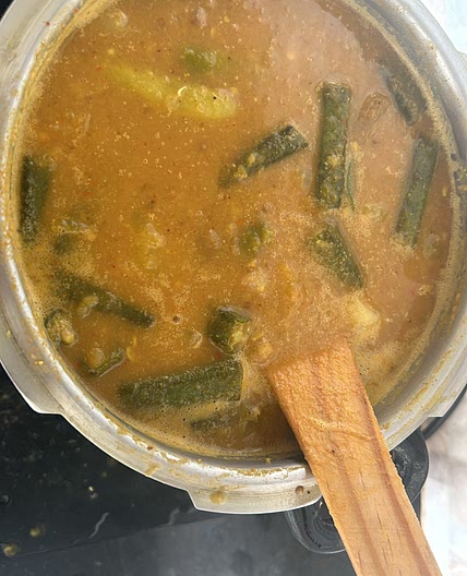 Kerala Style Roasted Coconut Sambar