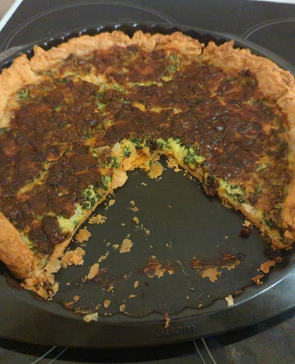 Spinach Gorgonzola Tart