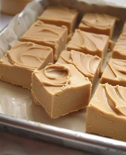 Creamy peanut  butter  fudge