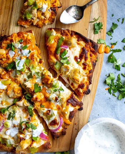 Buffalo Chicken Flatbread