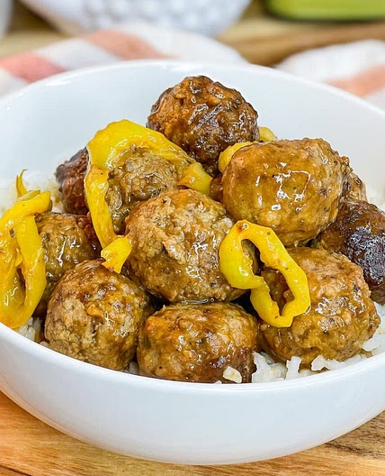 Crock pot Mississippi Meatballs