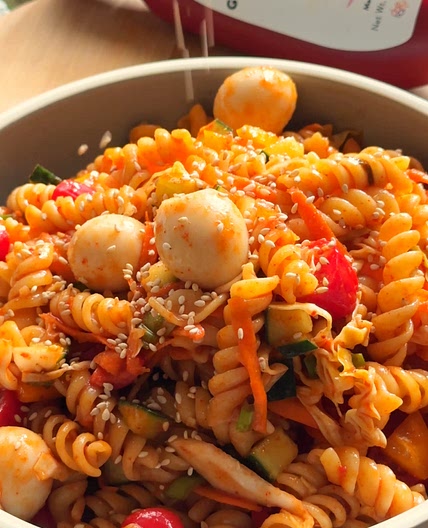 Korean Summer Pasta Salad