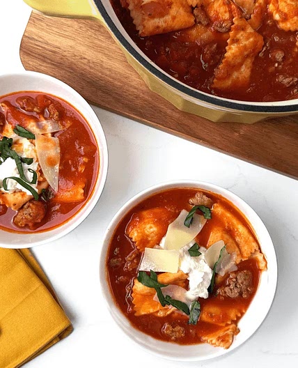 Egglife | lasagna soup