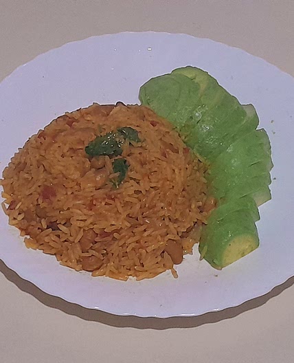 Tantalizing one-pot rice with beans