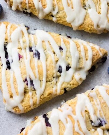 Vegan Blueberry Scones - Nora Cooks