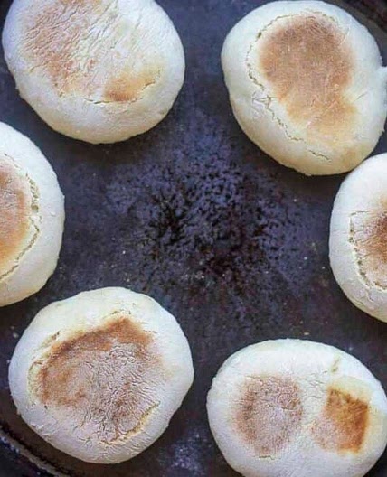 Sourdough Discard English Muffins