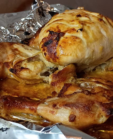 Charcoal-Infused Roast Chicken