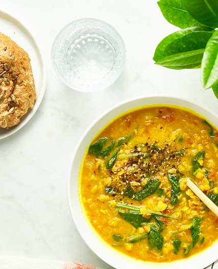 Glowing Spiced Lentil Soup