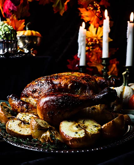 Cider Brined Roast Chicken