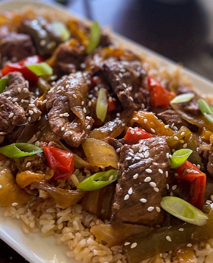 Slow Cooker Pepper Steak Recipe