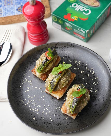 ITALIANO - Cialde di riso, melanzane e avocado