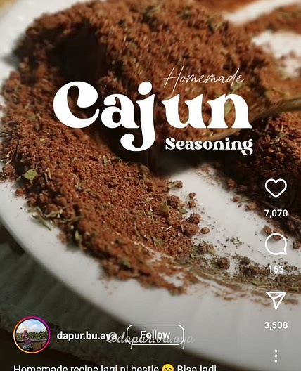 Cajun Seasoning (280 gram)