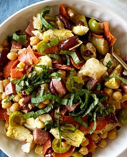 Chickpea Antipasto Salad