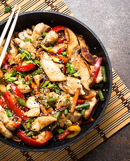 Simple Chicken Stirfry