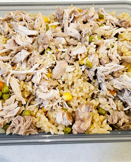 Instant Pot Low fat (or not) Chicken & Rice Dog Food (or Hooman!)