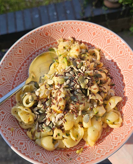 Cypriot inspired pasta