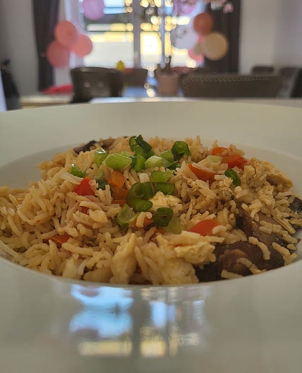 Deluxe Egg Fried Rice - Earthy, & Sweet Spicy