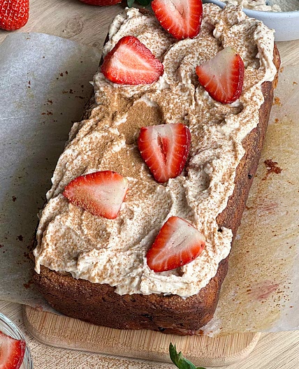 Strawberry Shortcake Banana Bread