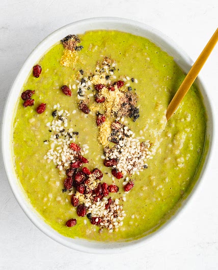 High-Protein Miso Vegetable Oats