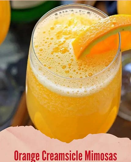 Orange Creamsicle Mimosas