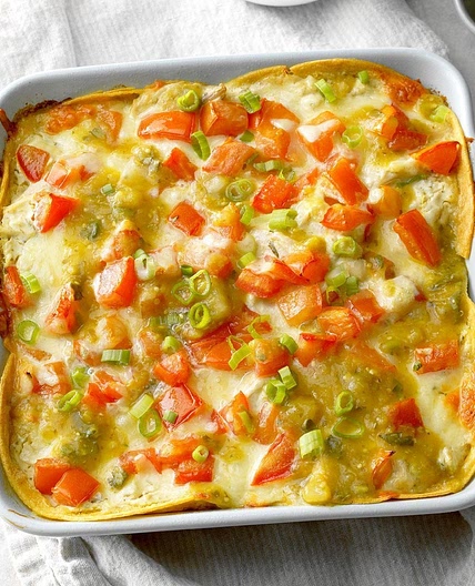 Salsa Verde Chicken Casserole