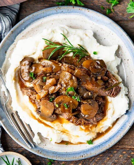 Smothered Round Steak