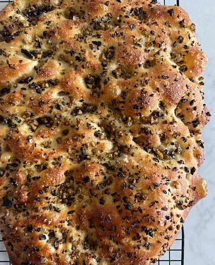Olive Tapenade Focaccia