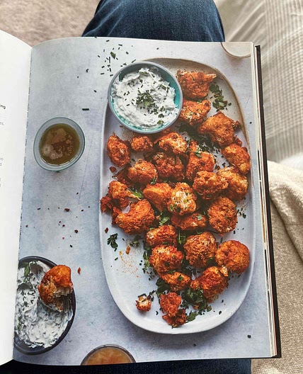 Cauliflower buffalo wings
