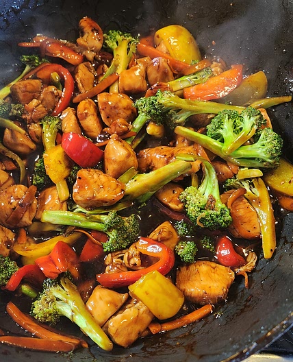 Moms Chicken stir fry