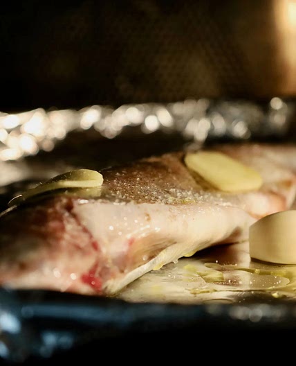 How to bake a whole trout in 15 minutes