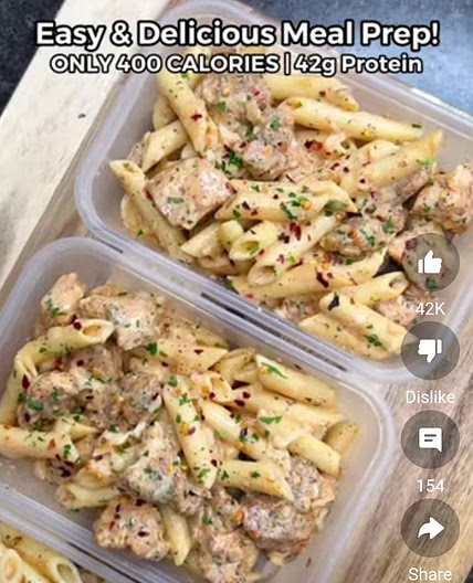 Creamy Mozzarella Chicken Pasta
