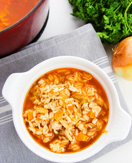 Cajun Chicken & Rice Soup Recipe