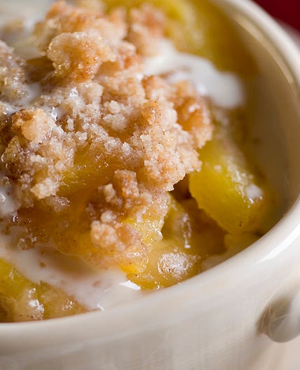 Mini-Peach Crisps