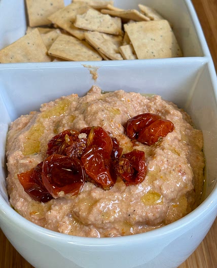 Creamy Cashew and Roasted Tomato Dip