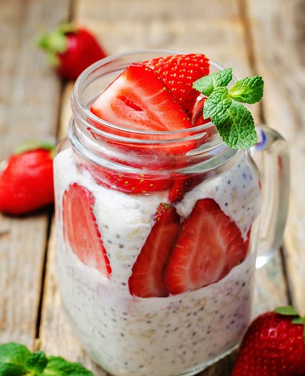 Overnight Chia Pudding à la vanille