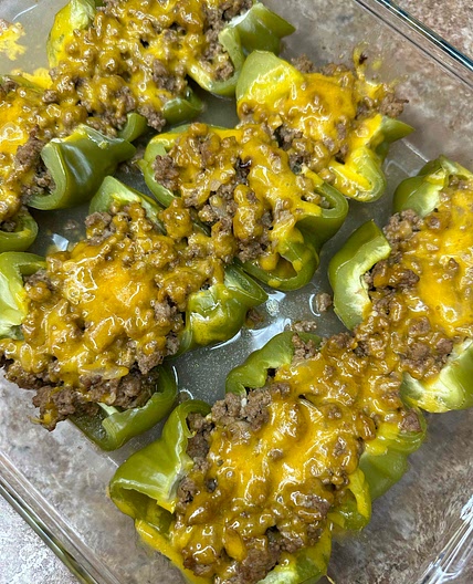 Philly Cheesesteak Stuffed Peppers