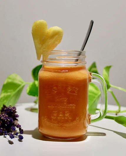 Watermelon Pineapple and Carrot Smoothie Recipe