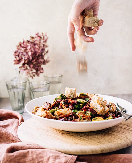 salade de chorizo & de haricots rouges à l’espagnole