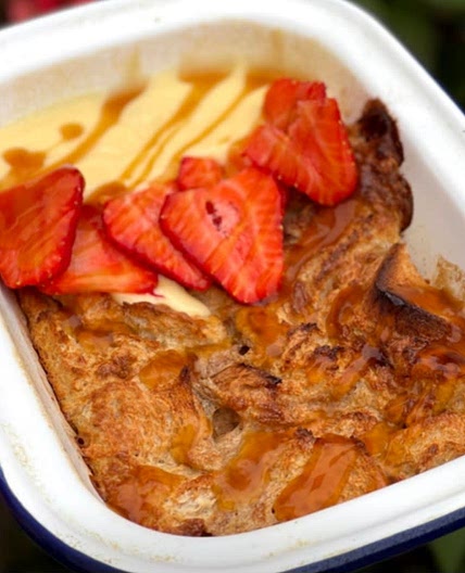 Protein Bread and Butter Pudding