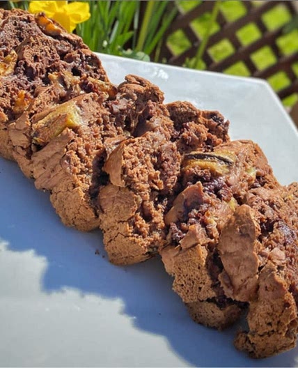 chocolate Banana Fudge Cake