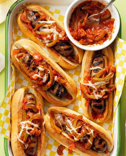 Grilled Italian Sausage Sandwiches