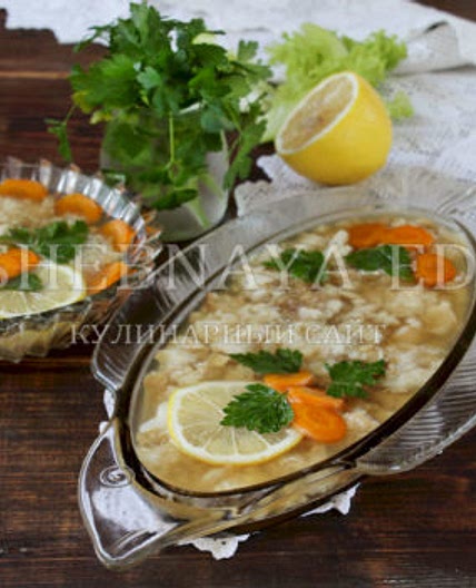 Заливное из рыбы с желатином