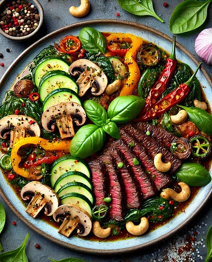 Bœuf basilic