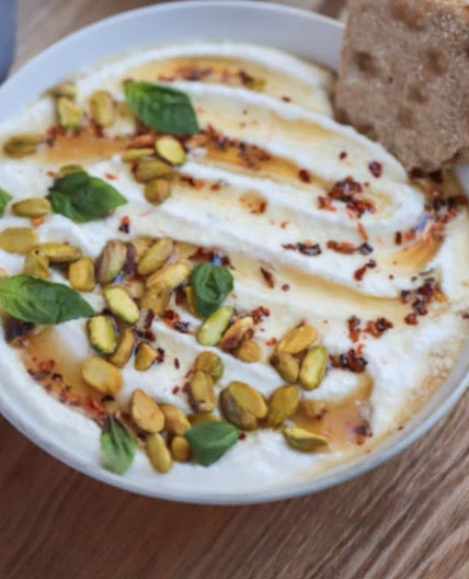 Hot Honey Cottage Cheese Dip