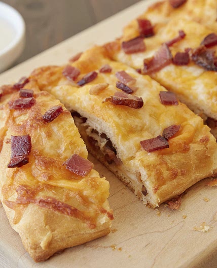 Chicken and Bacon-Stuffed Crescent Bread